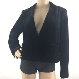 Daisy Fuentes Velvet Blazer Jacket